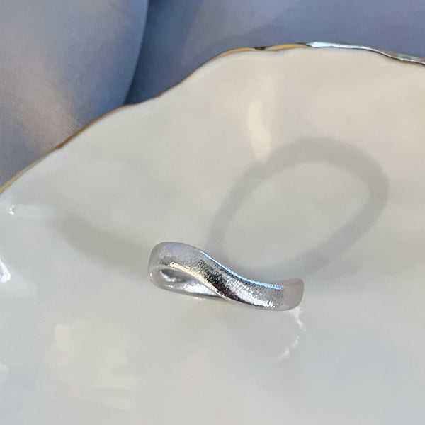 Wave ring i sølv