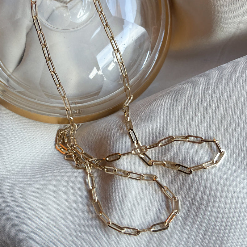 Chain necklace 14 karat guld