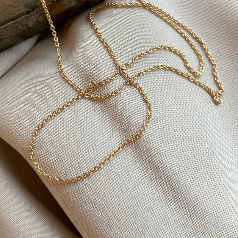 Ankerhalskæde i 8 karat guld