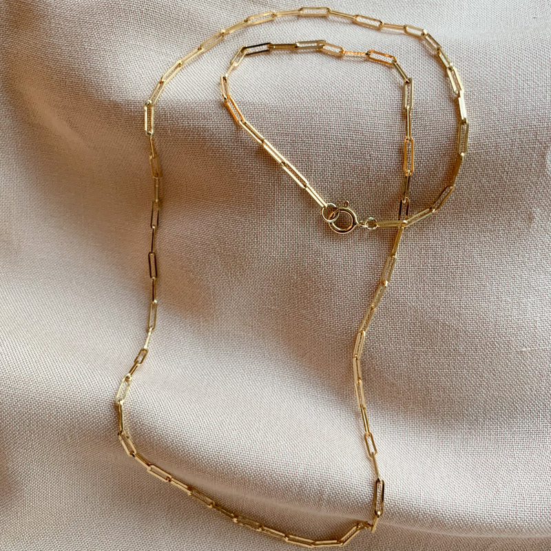 Chain necklace small 18 karat guld