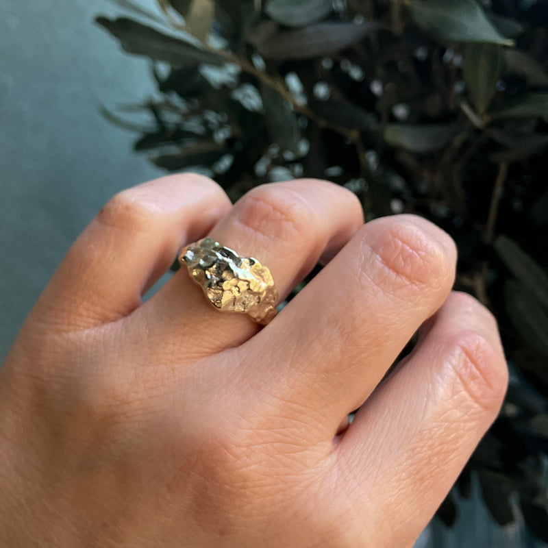 Ariel ring i 14 karat guld
