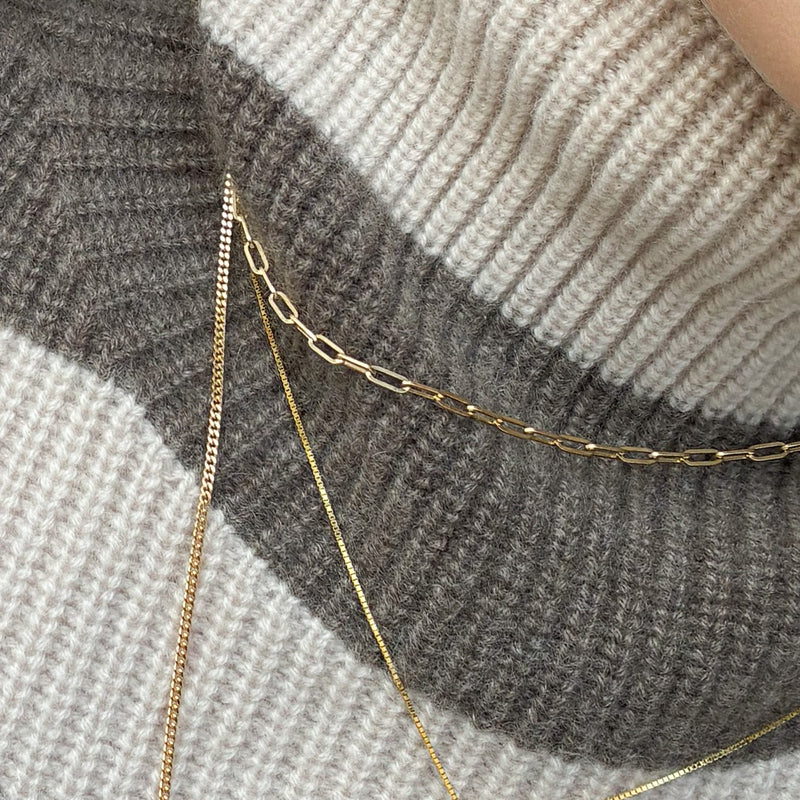 Veneziakæde i 14 karat guld