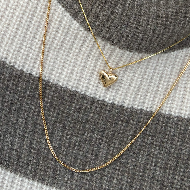 Ingrid hjertevedhæng i 14 karat guld