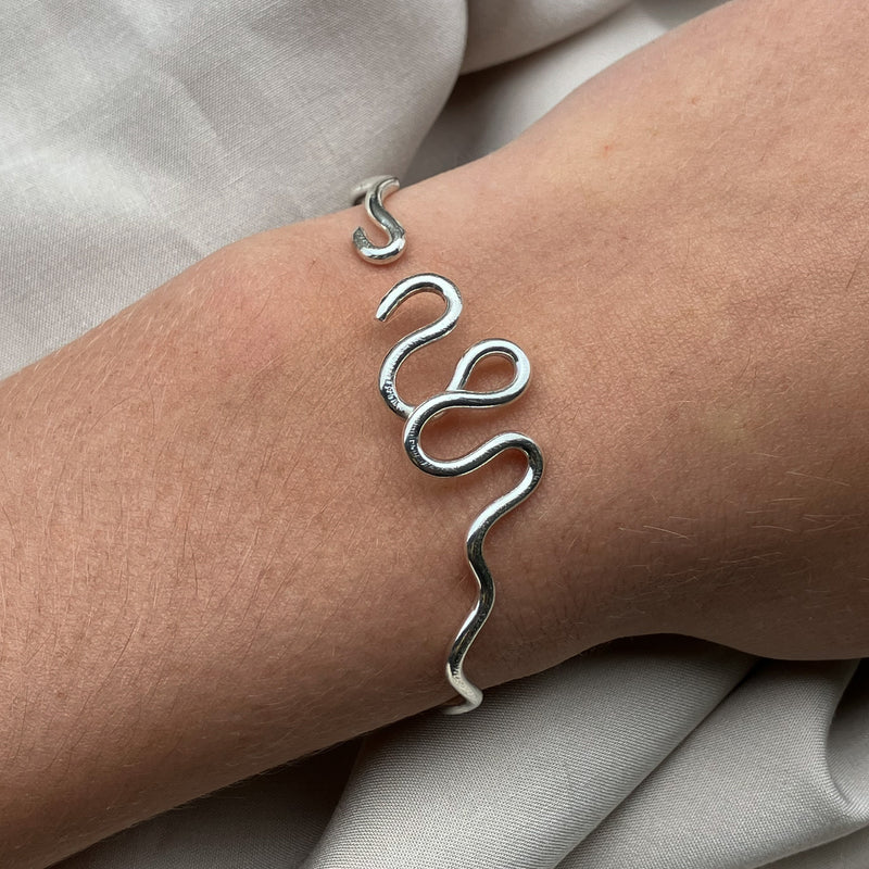 Snake armbånd i 925 sterling sølv