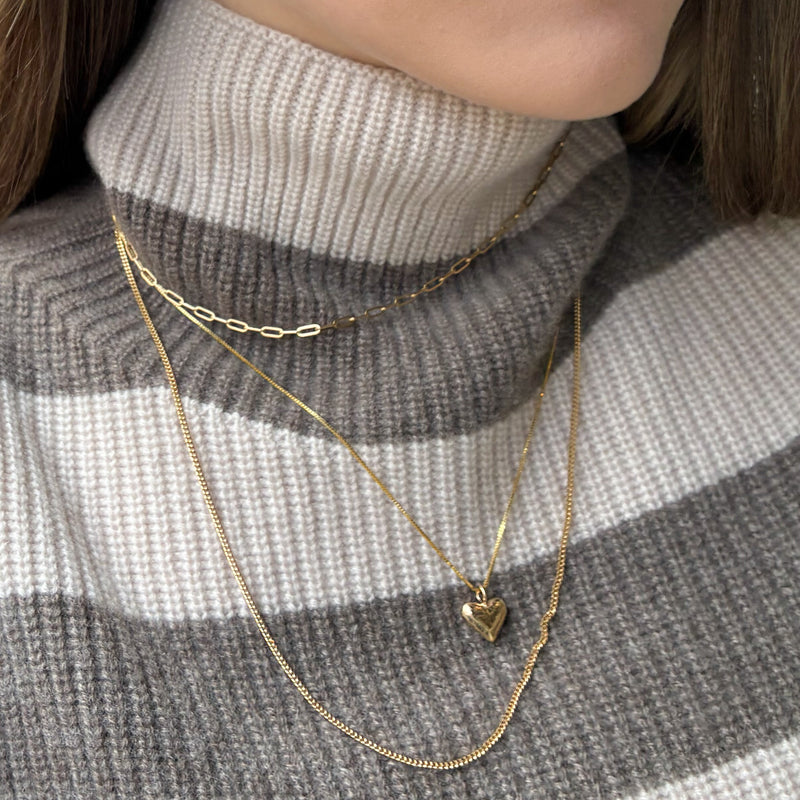 Ingrid hjertevedhæng i 14 karat guld