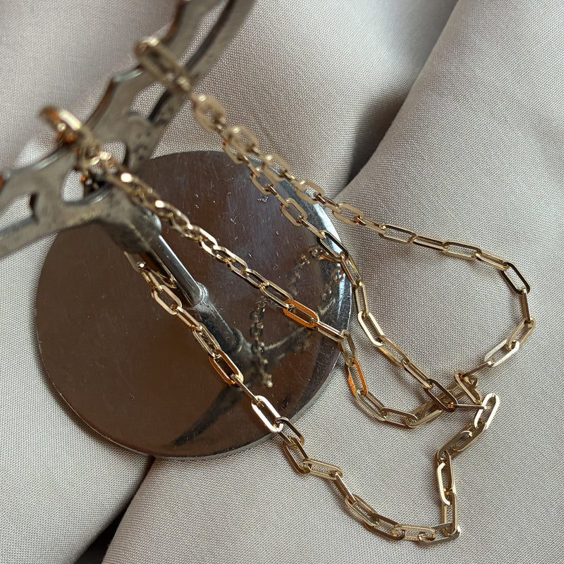 Chain necklace 14 karat guld