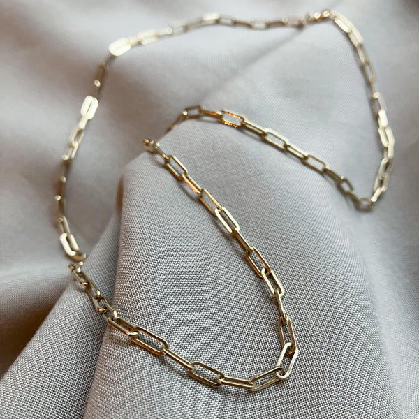 Chain necklace 14 karat guld