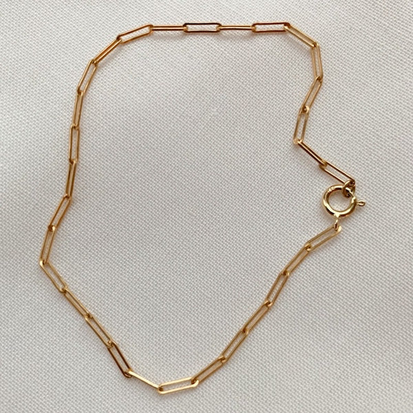 Chain bracelet small 18 karat guld